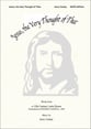 Jesus, the Very Thought of Thee SATB choral sheet music cover